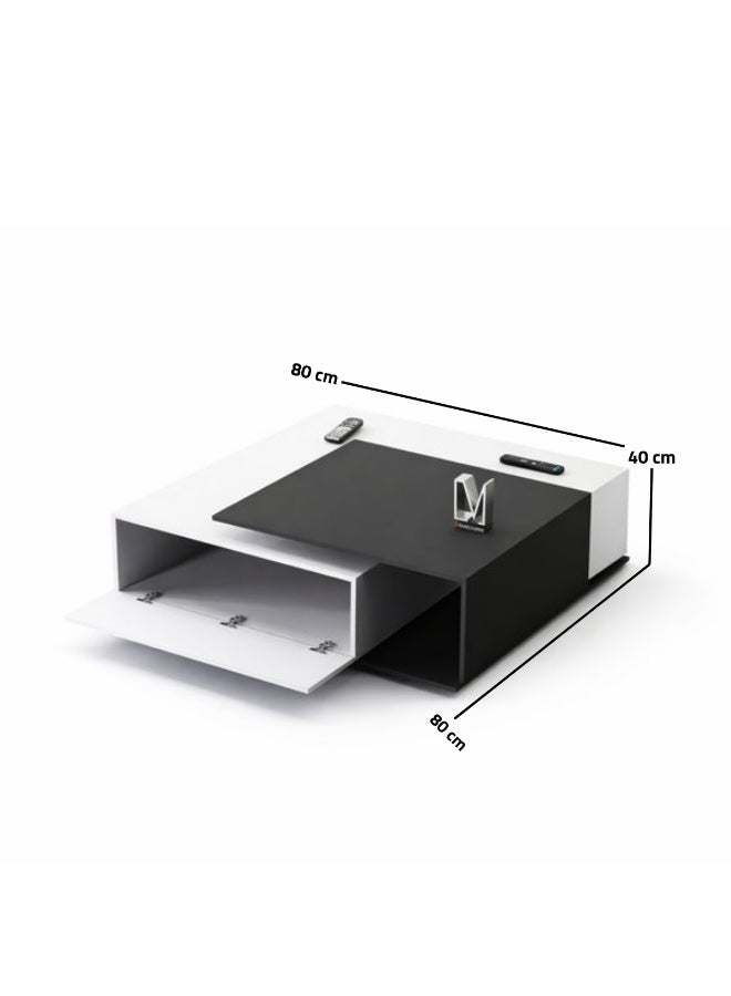 Malazhouse Modern Coffee Table –  80*80*40cm - Image 5